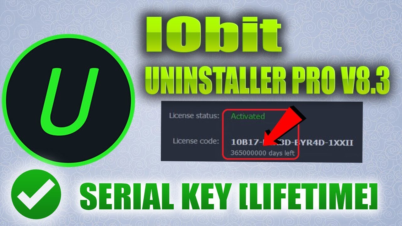 iobit uninstaller pro 8.3.0.11 serial key